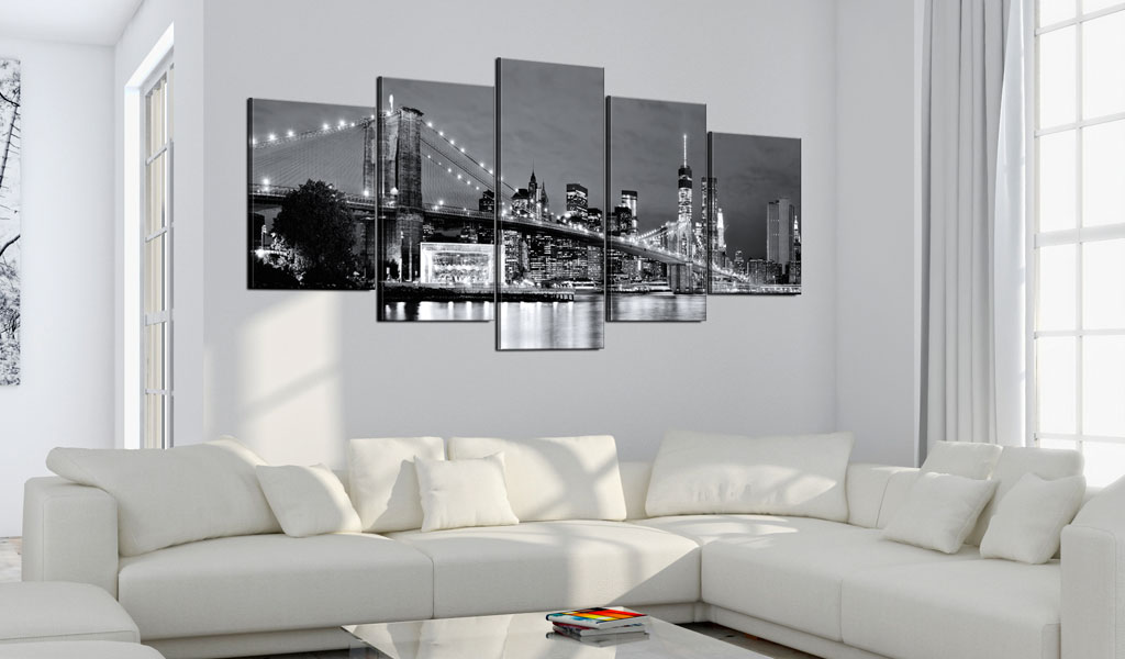 Schilderij – Black-and-white glimpse - Afbeelding 3