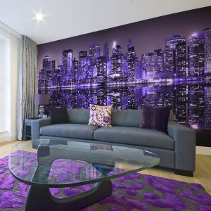 Fotobehang XXL – American violet