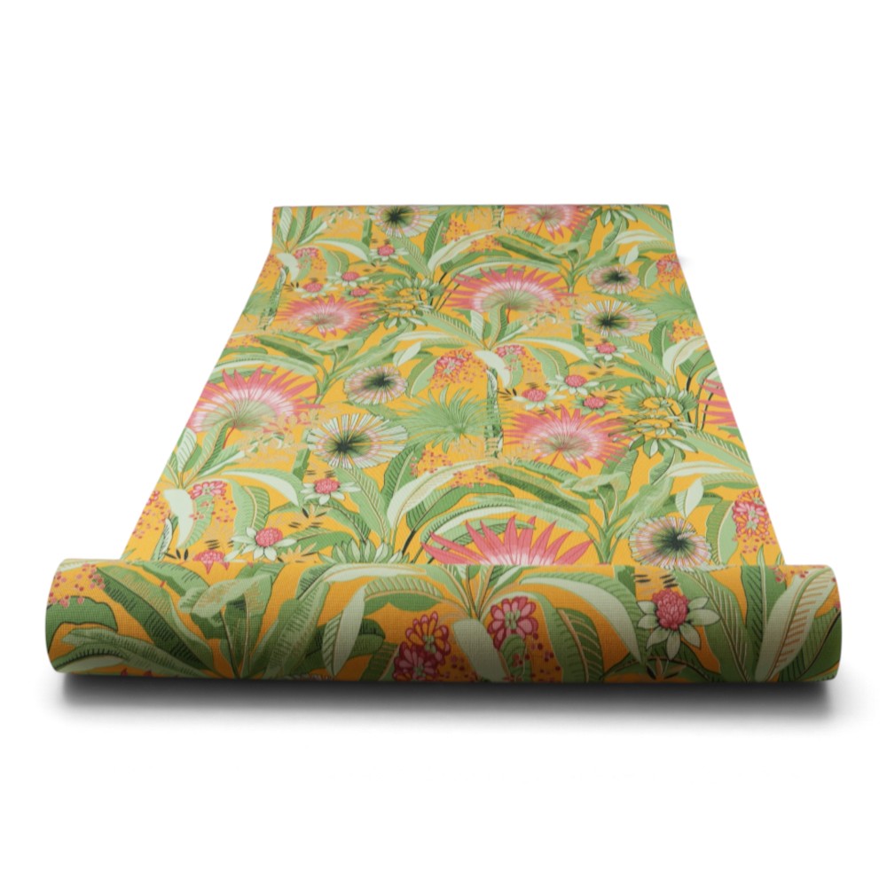 Vlies behang Martinique bloemen geel 10390-20 Erismann