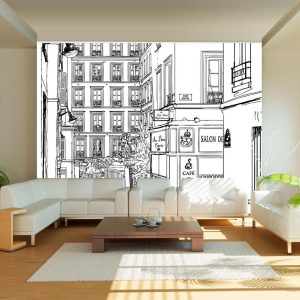 Fotobehang – A walk through Parisian streets