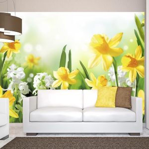 Fotobehang – Spring walk