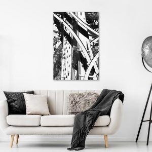 Schilderij – City Geometry (1 Part) Vertical