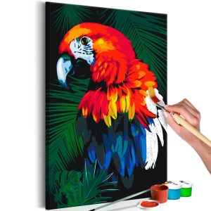 Doe-het-zelf op canvas schilderen – Parrot